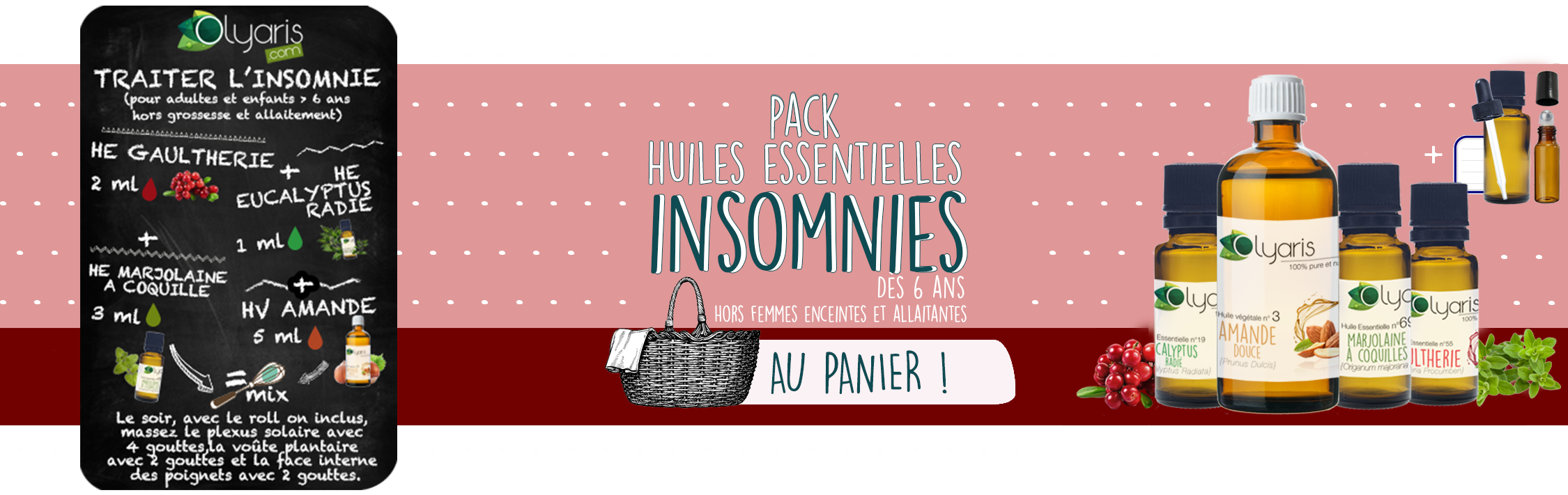 Insomnie et Mieux Dormir grâce aux Huiles Essentielles Olyaris : le Pack